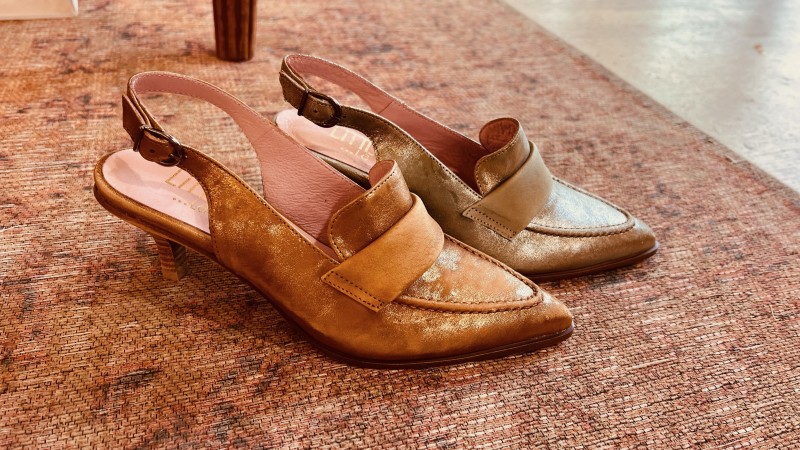 les mocassins talon fin de chez LITTLE LA SUITEprintemps été 26 chez Valérie B. Dieppe 