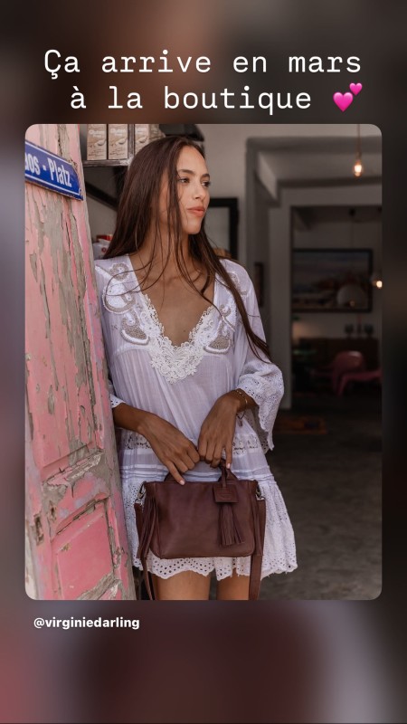 les sacs cuir VIRGINIE DARLING en exclusivité chaque saison chez Valérie B chaussures Dieppe pour Normandie 