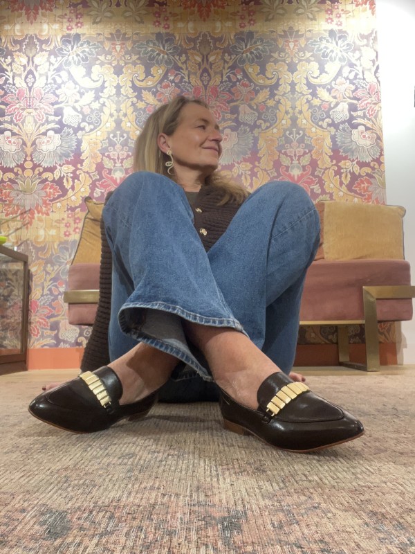 le mocassin pointu Sacchetto de chez SOFTWAVES printemps été 26 chez VALÉRIE B