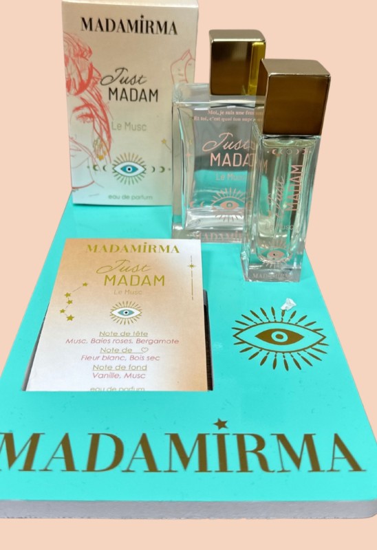 Le nouveau parfum de MADAMIRMA  Just Madam à base de Musc chez Valérie B. à Dieppe 